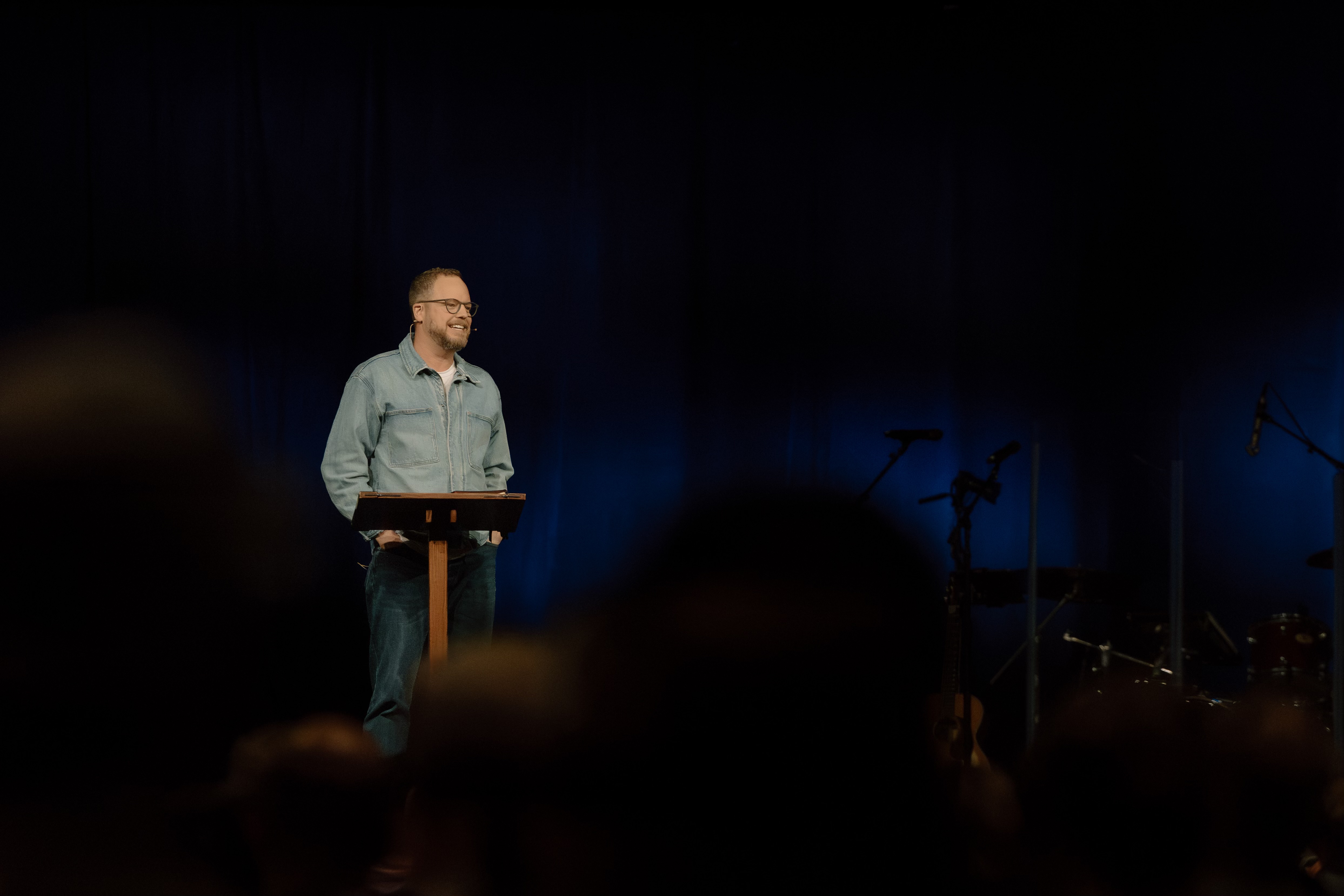 Ben Rush preaching